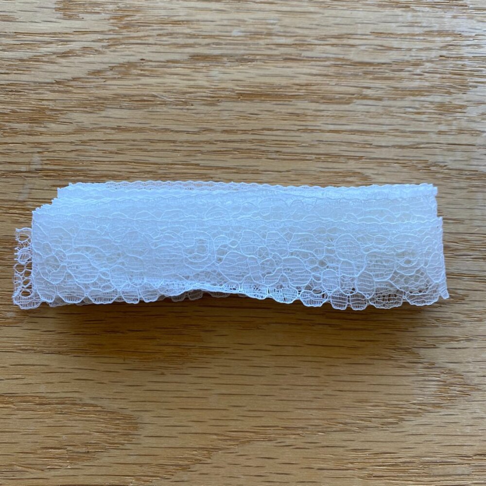 White Floral Lace Trim